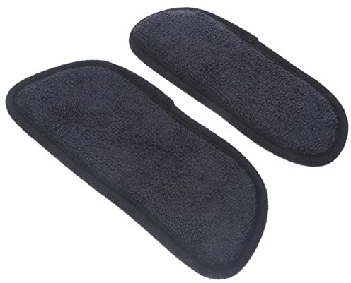 Angoily Fridge Accessories 2 Pack Drip Mats for Water Dispenser Refrigerator Drip Catcher Absorbent Pads Non Heat Resistant Black Rectangle