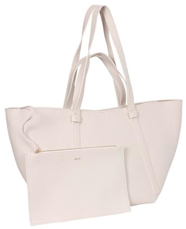 Abro Leather Tekla Shopper Cosmo Beige