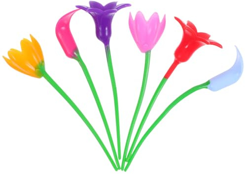 Mobestech Silikon Weinglasmarker 12 Stück Blumenform Glas Charms Wiederverwendbar Für Party Getränke Kennzeichnung Wein Und Cocktailgläser Ideal Für Feierlichkeit