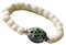 SLXLYH Elegantes Armband, handgefertigt, Perlen, Handgelenkschmuck, Stretch-Armband, Keramik-Textur, für Freund oder Liebhaber, Geschenk (Bohnen), Adjustable size, Keramik