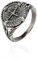 NKlaus Bague pour homme en argent 925 - Chevalière rose des vents - Style vintage - Taille de la bague 58, 60, 62, 64 - Bijou fait à la main comme symbole d'orientation et de liberté, Métal précieux
