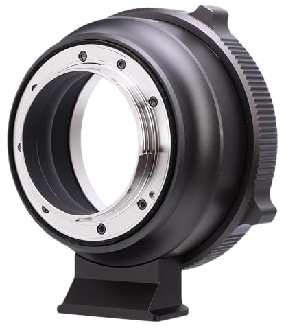 PL E -Objektivmontagadapter, Aluminium -Legierungskameramameratum mit Automatischer Blendenkontrolle für NEX A7 A9 E -Mount -Kameras