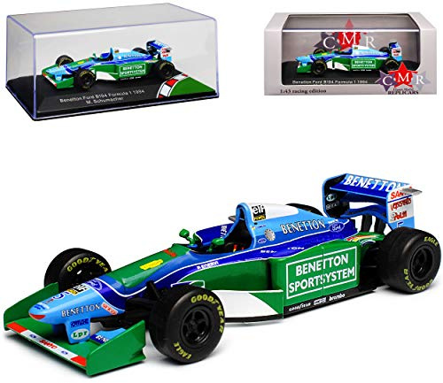 alles-meine.de GmbH Benetton Ford B194 Michael Schumacher Weltmeister 1994 Formel 1 1/43 CMR Modell Auto mit individiuellem Wunschkennzeichen