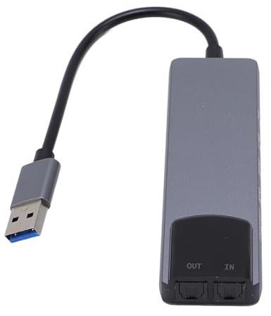 USB Externe Soundkarte 5.1 Kanal mit Optischem SPDIF Ausgang, Kompakter USB Adapter für PC Computer, Home Theater, Gaming, Kopfhörer (, macOS)