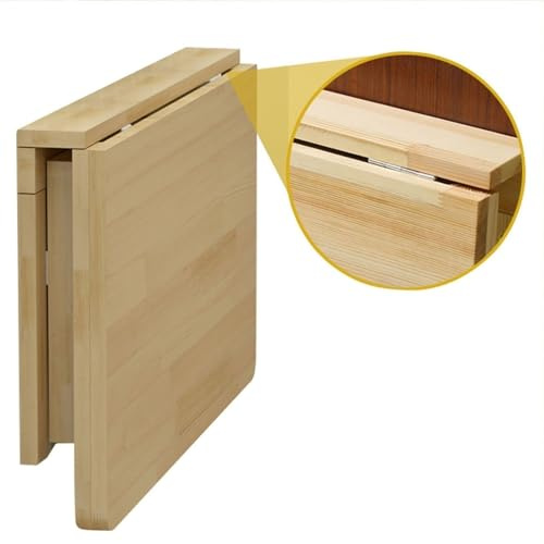 Zusammenklappbarer Wandtisch, robuste klappbare Werkbank und Frühstücksbar, platzsparender Esstisch, mehrere Größen, L 40–120 cm (L x B x L) 40 x 40 cm