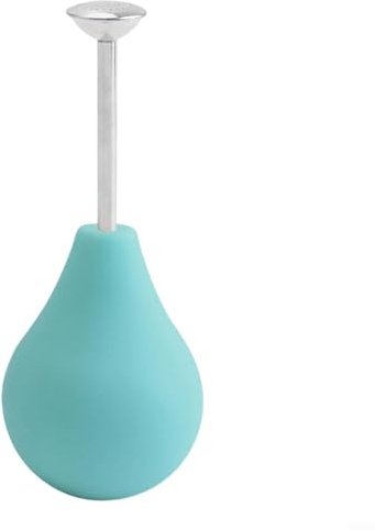 MIKMLYZE Latón portátil, bola de aspersor, dispensador de agua de 224 ml, con cuerpo de silicona suave y cabezal de acero desmontable para proyectos de fieltro húmedo, riego de plantas, higiene de