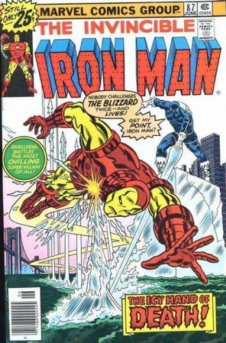 The Invincible Iron Man (Vol. 1 No. 87, June 1976) (The Icy Hand Of Death!)