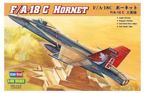 Hobby Boss 80321 Modellbausatz F/A-18C Hornet, Navy Blue