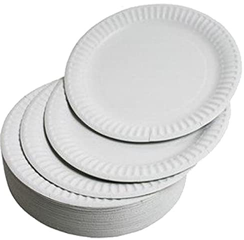 1000 x 6 Paper Plates White (Free P&P on All Products)