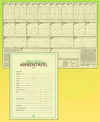 RNK-Verlag Reimer Nachf. Kuhn Premium Ahnentafel RNK 2800 A3-a4 1-31 5generationen VE=5