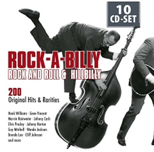 ROCKABILLY - 200 Original Hits and Rarities of Rock And Roll & Hillbilly: Honky Tonk Man, Rockhouse, Get Rhythm, Blue Moon Of Kentucky, ...