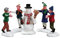 Lemax Lot de 3 bagues de Village de Noël Autour du Bonhomme de Neige - 52112