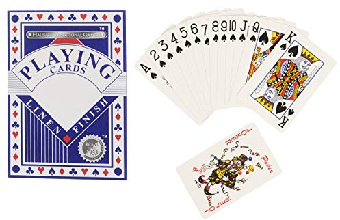 HTI Toys Traditional Games Premium Linen Playing Card Game Set