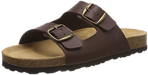 Lico Homme Bioline Man Pantoletten, Braun, 47 EU