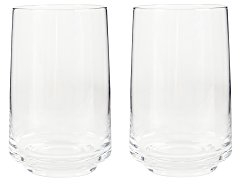 Denby USA CNV-802/2 Natural Canvas Set of Two, Glass, Set of 2 Large Tumblers