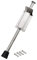 sourcingmap Stainless Steel Brushed Easy-Step Door Stop Spring Loaded Lock 245mm Length