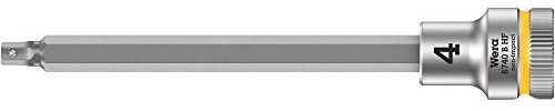 Wera 8740 B 3/8 Zyklop Bit Socket, HF Hex-Plus 4,0 x 107 mm - 05003032001
