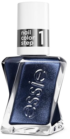 Gel by Essie Nagellack, langanhaltender Nagellack, Professionelle Nagellackfarbe, Maniküre ohne UV-Licht & bis zu 15 Tage Halt, Liquid Diamonds Kollektion, Farbe: Ice Ice Navy, 13,5ml