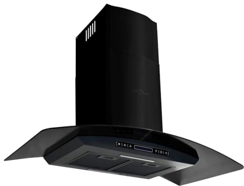 vidaXL Cappa Aspirante a Muro Acciaio Inox 756 m³/h 90 cm Nera