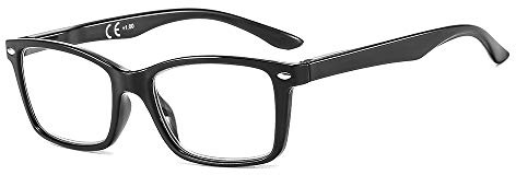 Suertree Lesebrillen Feder Scharnier Sehhilfe Augenoptik Brille Lesehilfe für Damen Herren 0.0X BM151