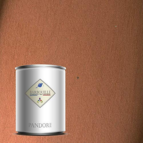 BARBOUILLE Pandore 1 Ltr - Peinture Effet Nacree, Metallisee Couleur - Cuivre - Talisman Spatule Offert