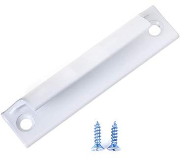 zkm Alliage d'aluminium poignée de Porte Push-Pull Balcon Porte fenêtre Tire Bouton Meubles Blanc