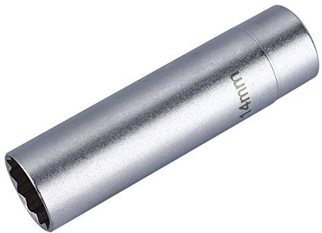 IUSOT 14mm Spark Plug Socket, 12-Point, Swivel Magnetic, Compatible with 14mm Hex Spark Plugs