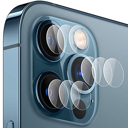 Zidwzidwei Lens Fotocamera Pellicola Protettiva in Vetro Temperato per Apple Iphone 12 PRO MAX [3 Pezzi], Antigraffio HD, Pellicola Protettiva per Telecamera Posteriore Iphone 12 PRO MAX