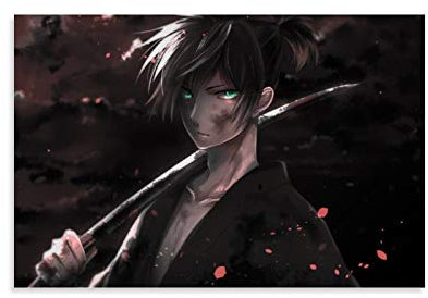 GSDGH Noragami Main Character Yato HD Anime Poster 20 Leinwand-Kunst-Poster und Wandkunstdruck, moderne Familie, Schlafzimmer, Dekoration, Poster, 30 x 45 cm