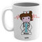 Movoo Design Tazza Infermiera Donna Mug Lavabile in Ceramica Personalizzata con Nome