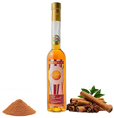 Premium Zimtlikör 350ml 25,40% vol. | Aromatisches Likör mit Zimt | Likör mit Zimtgeschmack | Ideal als Geschenk für Likör Liebhaber | Partylikör Partyshot | | Sage Liqueur