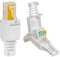 6X RJ45 Cat 5e Netzwerkstecker mit vergoldeten Kontakten cat.5e LAN Crimpstecker Gigabit Connector für Patchkabel, Verlegekabel CAT7 CAT6A CAT5 Kompatibel Werkzeugfrei Werkzeuglos DSL Stecker UTP