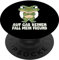 Frosch Spruch Fun böser Frosch Geschenk lustiger Spruch PopSockets mit austauschbarem PopGrip