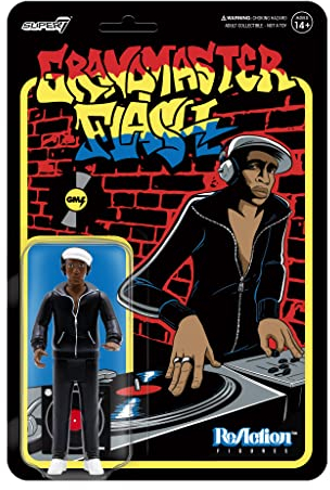 Super7 Grandmaster Flash Reaktionsfigur 9,5 cm, Mehrfarbig, RE-GMASW01-GMF-01