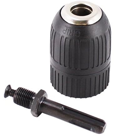 HFS(R) Keyless Drill Chuck Tool Quick Change with SDS Adaptor 2-13mm Capacity 1/2-20 UNF