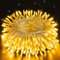 Ollny Lichterkette außen Batterie, 15M 150 LED Lichterkette innen, wasserdicht Lichterkette Batterie warmweiß für outdoor Balkon Camping Zimmer Party Garten(keine Batterie)