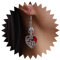Atentuyi Punkrock Fledermaus Böser Blick Gothic Rotes Herz Ohrringe Silber Heiliges Herz Tropfen Ohrringe Lange Haken Ohrringe Vintage Filigrane Ohrringe Aussage Ohrringe Für Frauen Und Mädchen