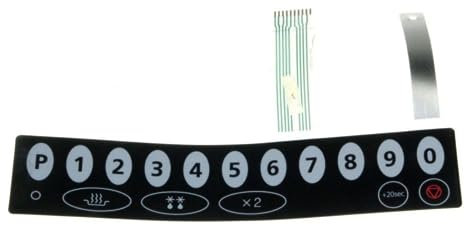 MyApplianceSpares Fascia Membrane Panel Touch Buttons Film for Samsung Commercial Microwave CM1429 CM1929
