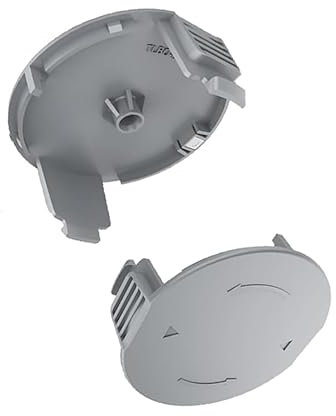 ERHUO 2 coperture di ricambio per bobine di decespugliatore compatibili con Bosch UniversalGrassCut 18/18-26/18-260