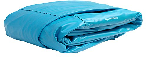 Poolfolie Ersatzfolie Pool Innenhülle Austauschfolie 0,25 mm Stärke Überlappend ohne Biese mit Übermaß gefertigt UV-stabilisiert Kältebeständig Reißfest Hochelastisch (Ø 3,50 x 0,90 m)