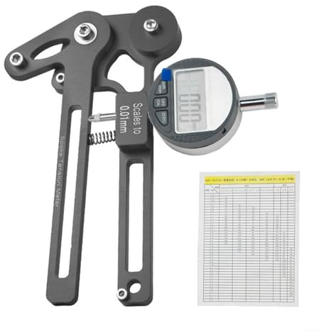 Herramienta de calibración de medidor de tensión de radios de bicicleta, herramienta de fabricación de medidor de comprobación de radios de llanta, medidor de tensión de radios de bicicleta de