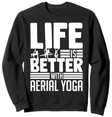 Aerial Yoga Lustige Akrobatik Tanzübung Sweatshirt