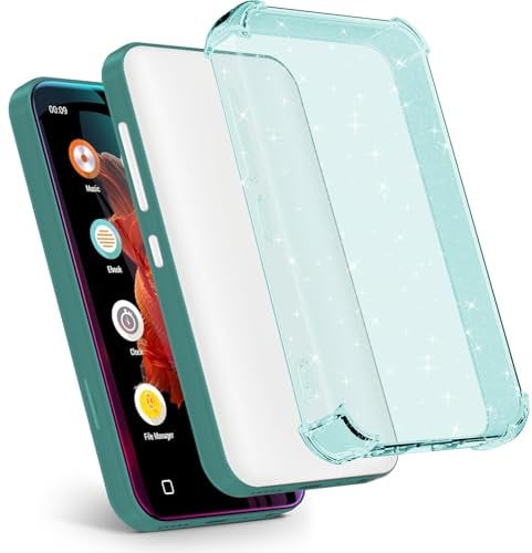 Aippdo Case for innioasis G1 G3 Mp3 Player,TPU Clear Cover for Mp3 Player Anti-Scratch Shock Absorption 4.0 inch Case Crystal Clear.