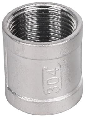 RAMBEX 1 Raccordo in Acciaio Inossidabile 304, 1/8 1/2 3/4 1 1-1/4 1-1/2 2 3 4 Raccordi for Tubi Filettati Femmina for Acqua E Gas, Adattatore for Giunto(DN20)