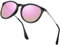 Perkanion Occhiali da Sole da Donna Polarizzati Vintage Occhio di Gatto Rotondi Retrò UV400 Protezione Alla Moda Occhiali da Sole