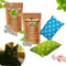 SNOOZYCAT® 2 Stück nachfüllbare Baldrian Katzenminze Kissen + 4 Nachfüllbeutel, handgemacht und waschbar, 100% Baumwolle natürliche Rohstoffe (Katzenminze 2er Kissen & 14er Nachfüllpads Set)