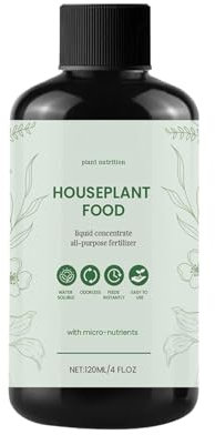 Dtaigou Fertilizante Plantas de Interior,Fertilizante Para Plantas De Interior 120 Ml - Solución Nutritiva para Crecimiento en Jardines Hidropónicos y Cultivo de Hortalizas Frutas en Interior