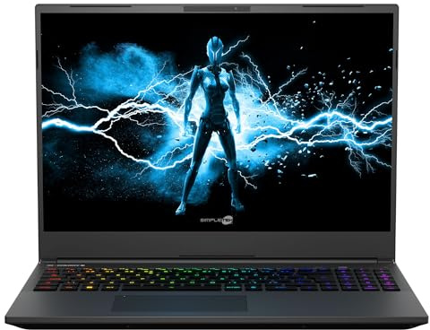 SIMPLETEK - Laptop Gaming 16 QHD+ 240Hz | i7-14700HX 16GB DDR5 1TB SSD RTX 4070 8GB | Windows 11 Home Tastiera italiana RGB