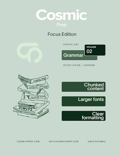 Cosmic Prep Digital SAT Grammar Guide Focus Edition Volume 2