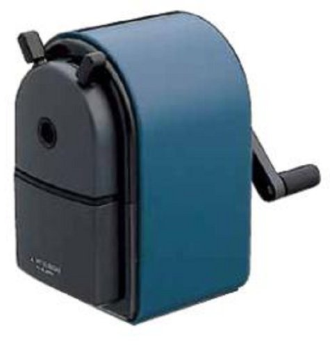 Uni KH-20 Hand Crank Wooden Pencil Sharpener - Blue (japan import)